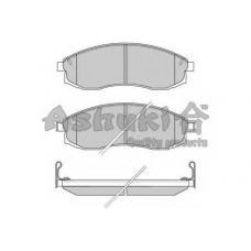 N009-64J ASHUKI Комплект тормозных колодок, дисковый тормоз