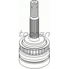 200 536 TOPRAN Шарнир, приводной вал