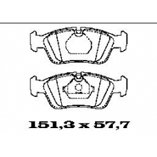 BL1282B2 FTE Колодки тормозные