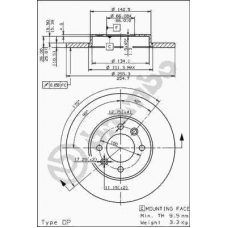 08.5651.10 BREMBO Тормозной диск