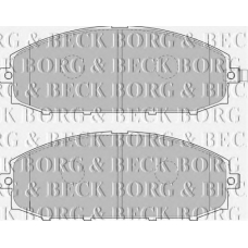 BBP1866 BORG & BECK Комплект тормозных колодок, дисковый тормоз