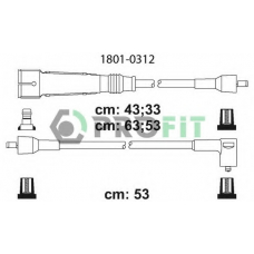 1801-0312 PROFIT Комплект проводов зажигания