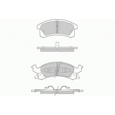 12-0779 E.T.F. Комплект тормозных колодок, дисковый тормоз