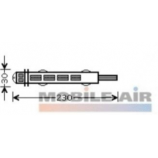4300D431 VAN WEZEL Осушитель, кондиционер