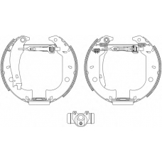 R0100 PAGID Комплект тормозных колодок