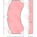 GDB5082 TRW Комплект тормозных колодок, дисковый тормоз