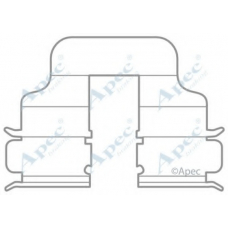 KIT1024 APEC Комплектующие, тормозные колодки