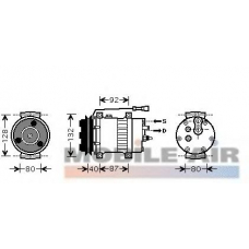 6077K044 SCHLIECKMANN Компрессор, кондиционер