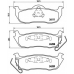 P 37 011 BREMBO Комплект тормозных колодок, дисковый тормоз