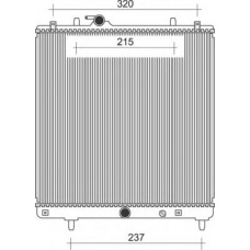 350213979000 MAGNETI MARELLI Радиатор, охлаждение двигателя