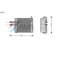 VOV026 AVA Испаритель, кондиционер