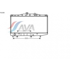TO2325 AVA Радиатор, охлаждение двигателя