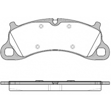 P14423.00 WOKING Комплект тормозных колодок, дисковый тормоз