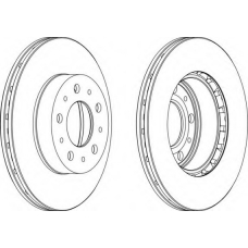 DDF1961 FERODO Тормозной диск