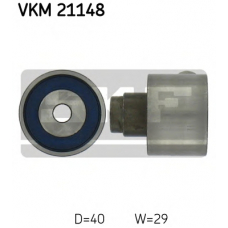 VKM 21148 SKF Паразитный / Ведущий ролик, зубчатый ремень