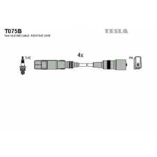 T075B TESLA Комплект проводов зажигания
