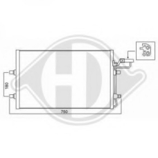 8761405 DIEDERICHS Конденсатор, кондиционер