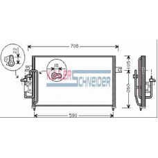 5720001 KUHLER SCHNEIDER Конденсатор, кондиционер