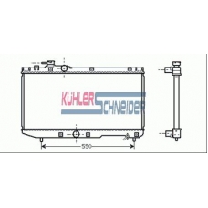 3200711 KUHLER SCHNEIDER Радиатор, охлаждение двигател