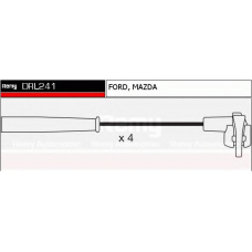 DRL241 DELCO REMY Комплект проводов зажигания