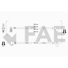 85370 FAE Комплект проводов зажигания