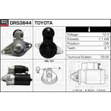 DRS3644 DELCO REMY Стартер