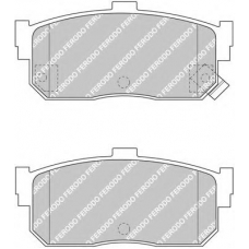 FDB1104 FERODO Комплект тормозных колодок, дисковый тормоз