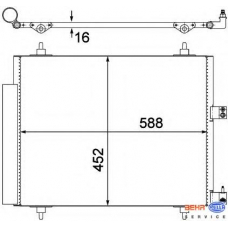 8FC 351 305-221 HELLA Конденсатор, кондиционер