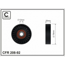 208-92 CAFFARO Паразитный / ведущий ролик, поликлиновой ремень