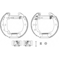 8DB 355 004-011 HELLA Комплект тормозных колодок