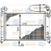 8MK 376 716-341 HELLA Радиатор, охлаждение двигателя