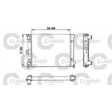 383819 VALEO Радиатор, охлаждение двигателя