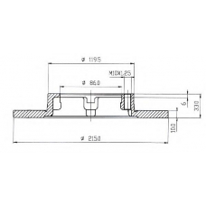 BDC3740 QUINTON HAZELL Тормозной диск