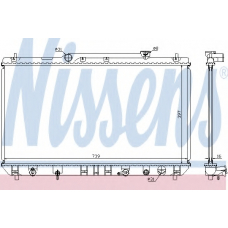 646991 NISSENS Радиатор, охлаждение двигателя