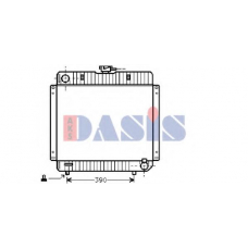 131040N AKS DASIS Радиатор, охлаждение двигателя