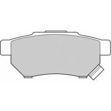 DBP260621 DURON Комплект тормозных колодок, дисковый тормоз