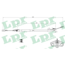 C0442B LPR Трос, стояночная тормозная система