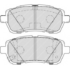 FSL4279 FERODO Комплект тормозных колодок, дисковый тормоз