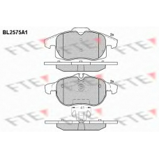 BL2575A1 FTE Комплект тормозных колодок, дисковый тормоз