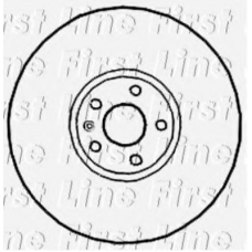FBD1757 FIRST LINE Тормозной диск