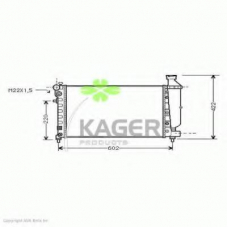 31-3133 KAGER Радиатор, охлаждение двигателя