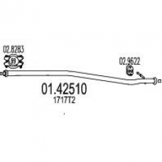 01.42510 MTS Труба выхлопного газа