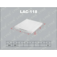 LAC-118 LYNX Cалонный фильтр
