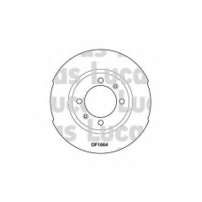 DF1664 TRW Тормозной диск