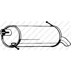 154-323 BOSAL Глушитель выхлопных газов конечный