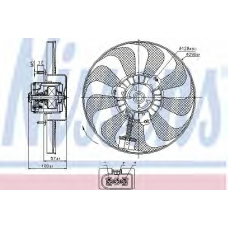 85684 NISSENS Вентилятор, охлаждение двигателя