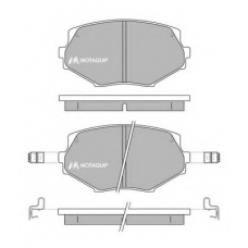 LVXL160 MOTAQUIP Комплект тормозных колодок, дисковый тормоз