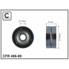 496-99 CAFFARO Натяжной ролик, поликлиновой  ремень