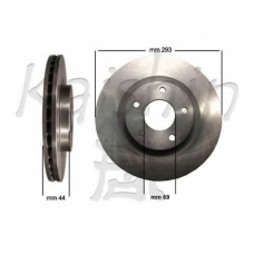 CBR337 KAISHIN Тормозной диск