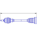 12303A SERCORE Приводной вал